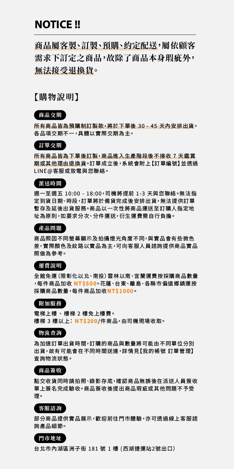 購物說明